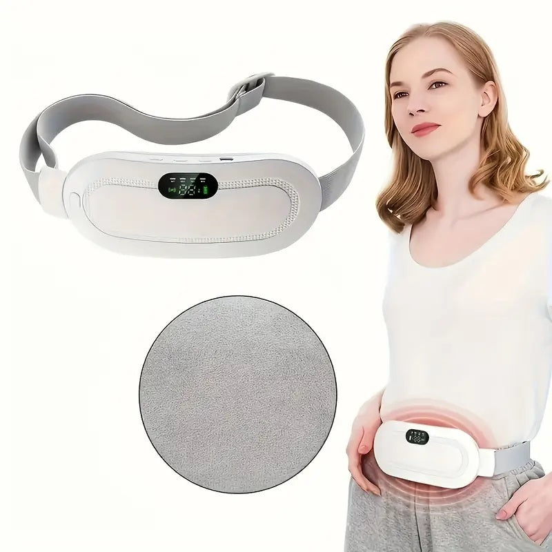 Portable Heating Pad, Cordless Heating Pad With 3 Heat Levels And 4 Massage Modes